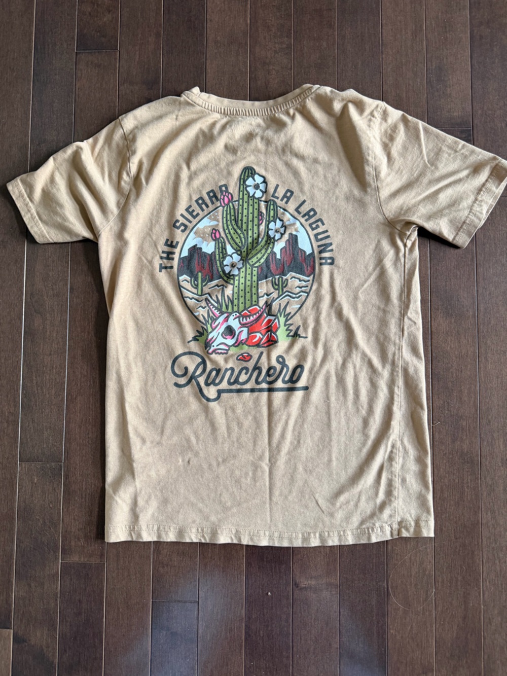Ranchero Desert Cactus Graphic Tee - Tan